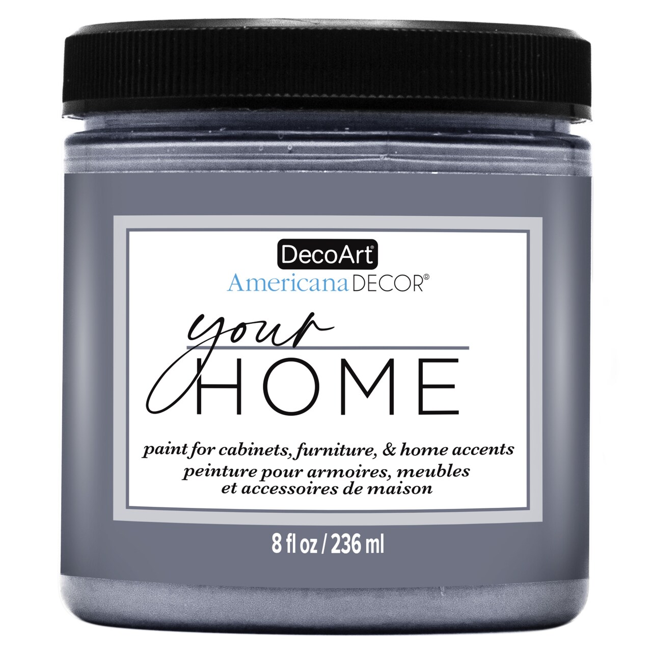 DecoArt Americana Decor All-in-One Furniture & Cabinet Paint, 8oz – No Primer Needed, Adheres to Tile, Laminate & Glossy Surfaces, Satin Finish